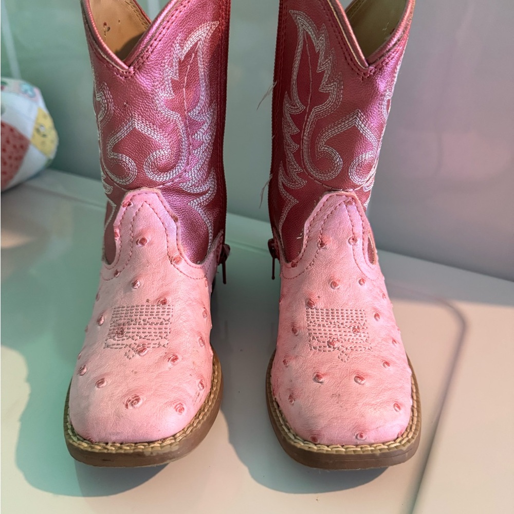Pink Roper Western Cowboy Boots